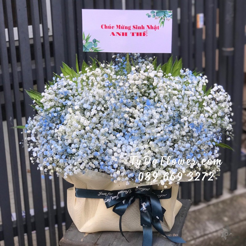 G0123269 GIỎ HOA BABY HOA CHÚC MỪNG SINH NHẬT
