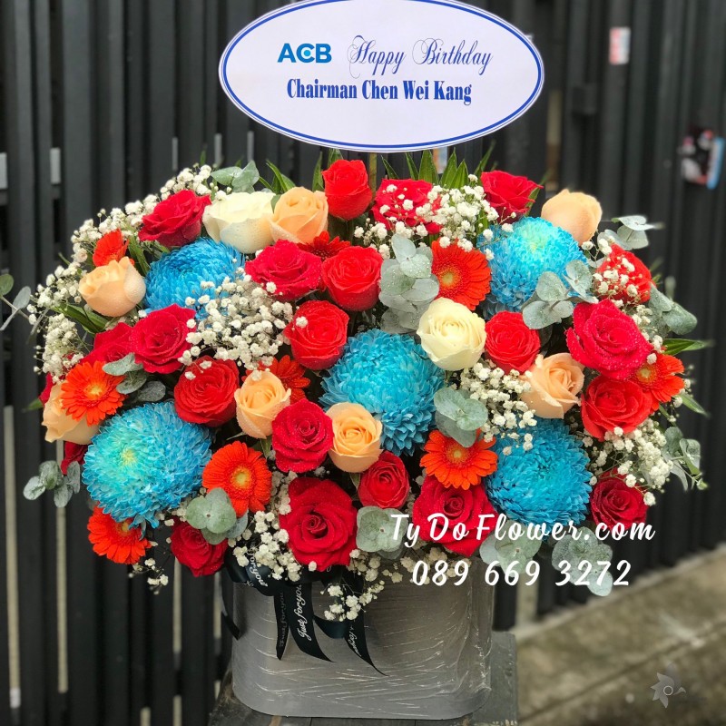 G0123272 GIỎ HOA CHÚC MỪNG SINH NHẬT