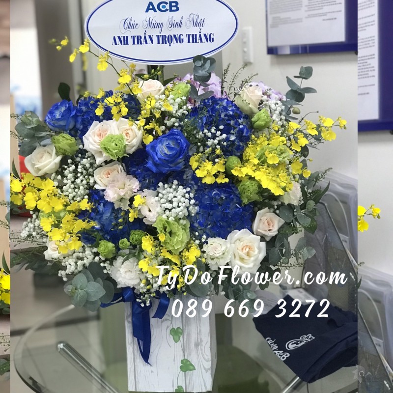 G0123283 GIỎ HOA CHÚC MỪNG SINH NHẬT