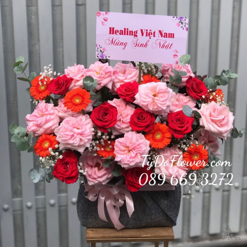 G0323325 GIỎ HOA CHÚC MỪNG SINH NHẬT