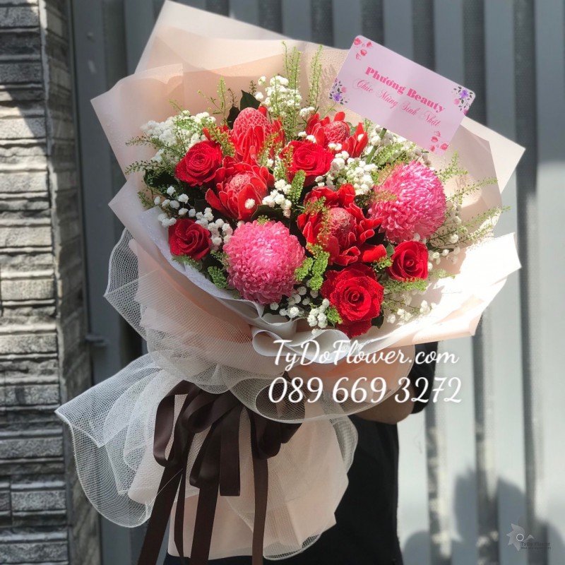 B0323332 BÓ HOA CHÚC MỪNG SINH NHẬT