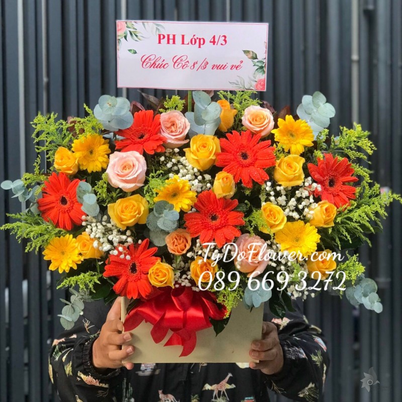 GIỎ HOA CHÚC MỪNG