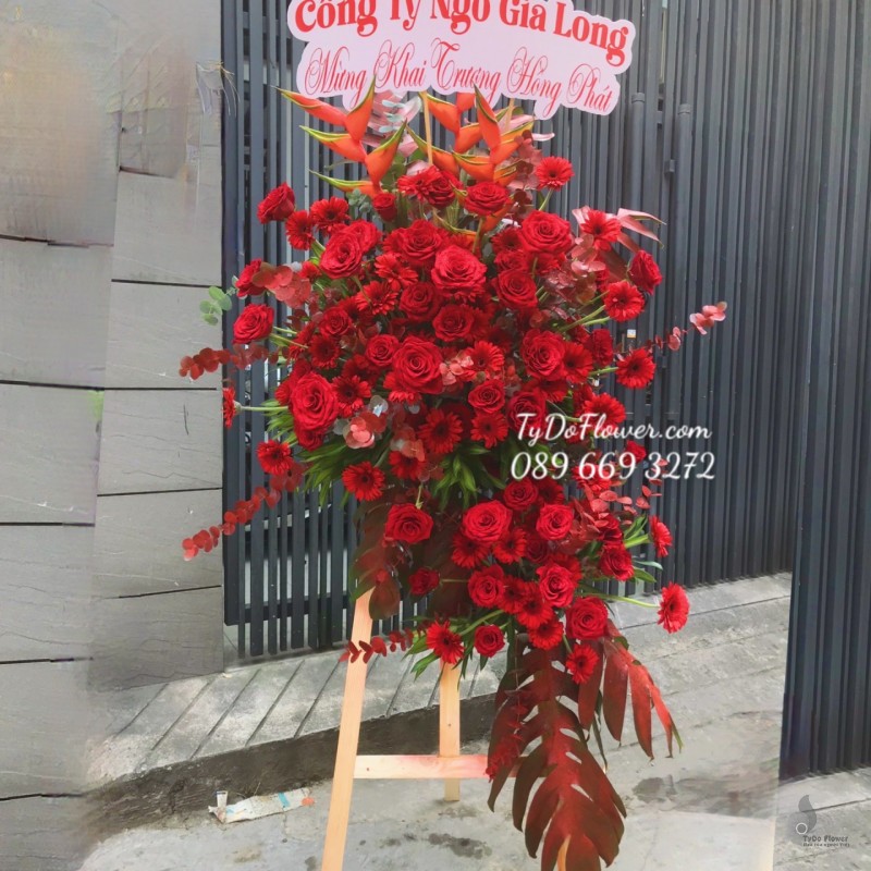 KCM0323420 KỆ HOA CHÚC MỪNG KHAI TRƯƠNG