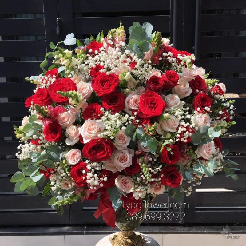 BI0323441 BÌNH HOA CHÚC MỪNG