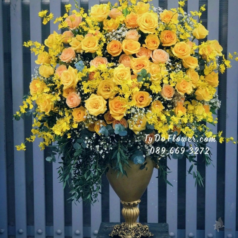 BI0323442 BÌNH HOA CHÚC MỪNG