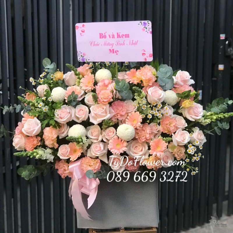 G0323456 GIỎ HOA CHÚC MỪNG SINH NHẬT  