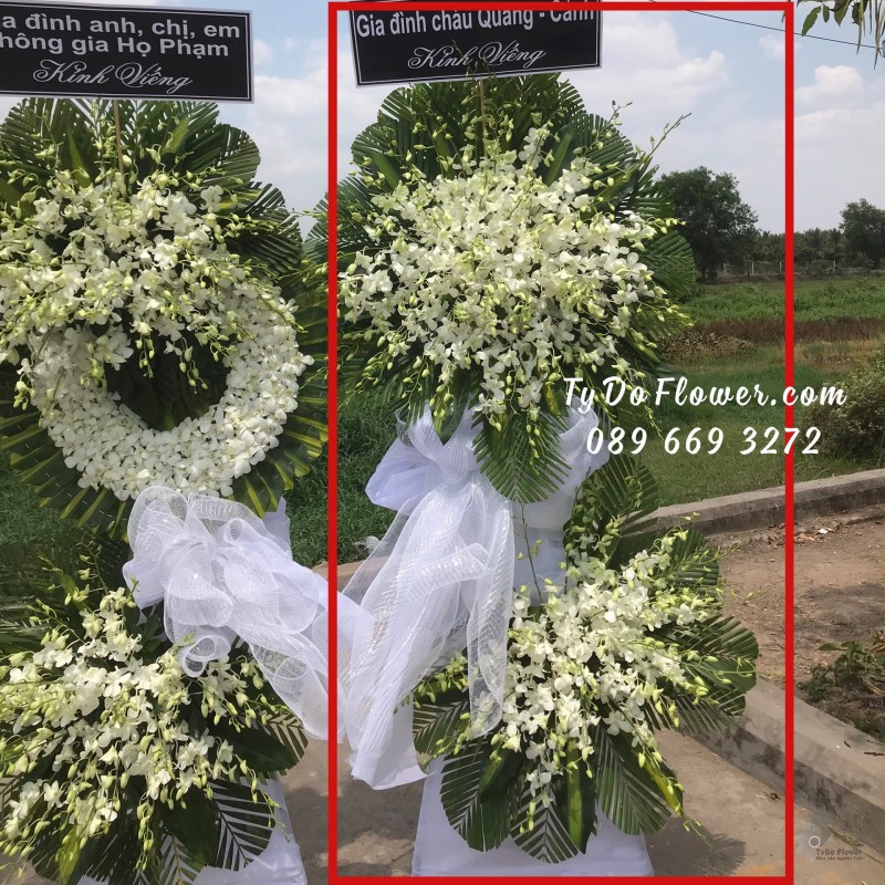 KCB0323459 KỆ HOA TANG LỄ HOA CHIA BUỒN