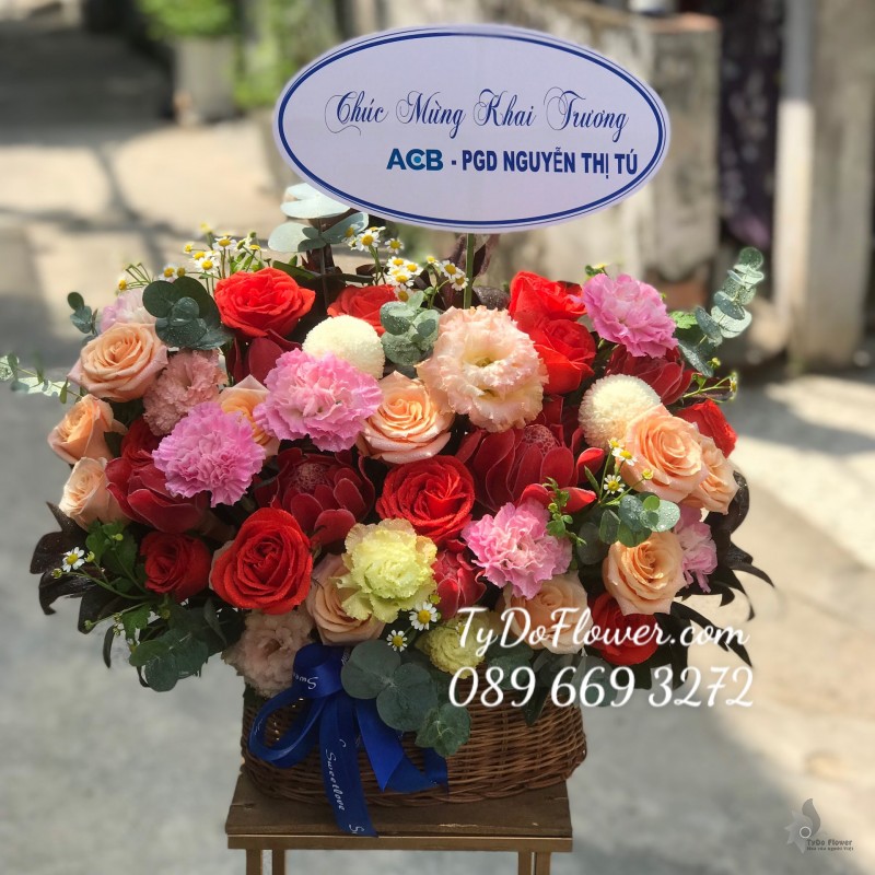 GIỎ HOA CHÚC MỪNG KHAI TRƯƠNG