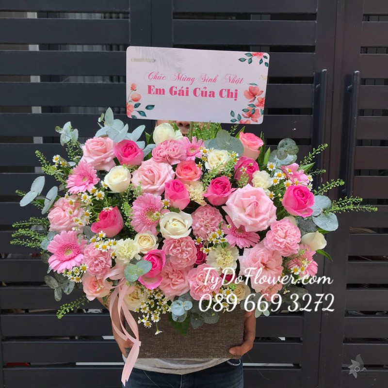 G0323464 GIỎ HOA CHÚC MỪNG SINH NHẬT