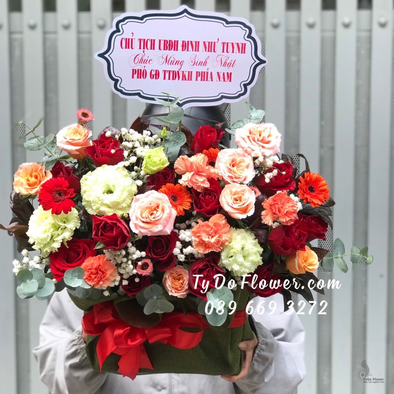 G0323482 GIỎ HOA CHÚC MỪNG SINH NHẬT