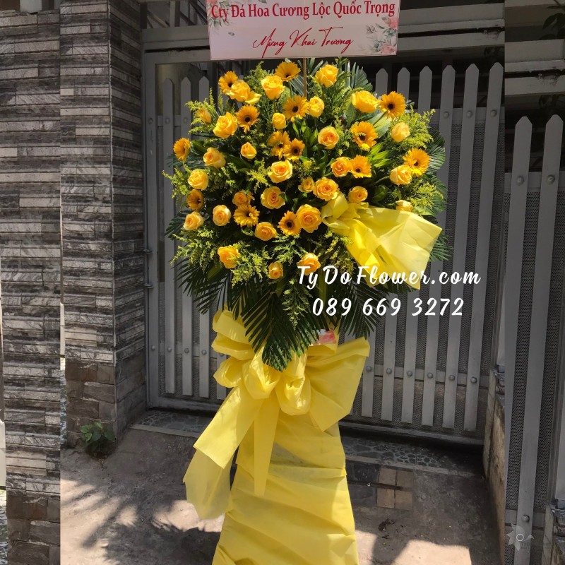 KCM0323513 KỆ HOA CHÚC MỪNG KHAI TRƯƠNG