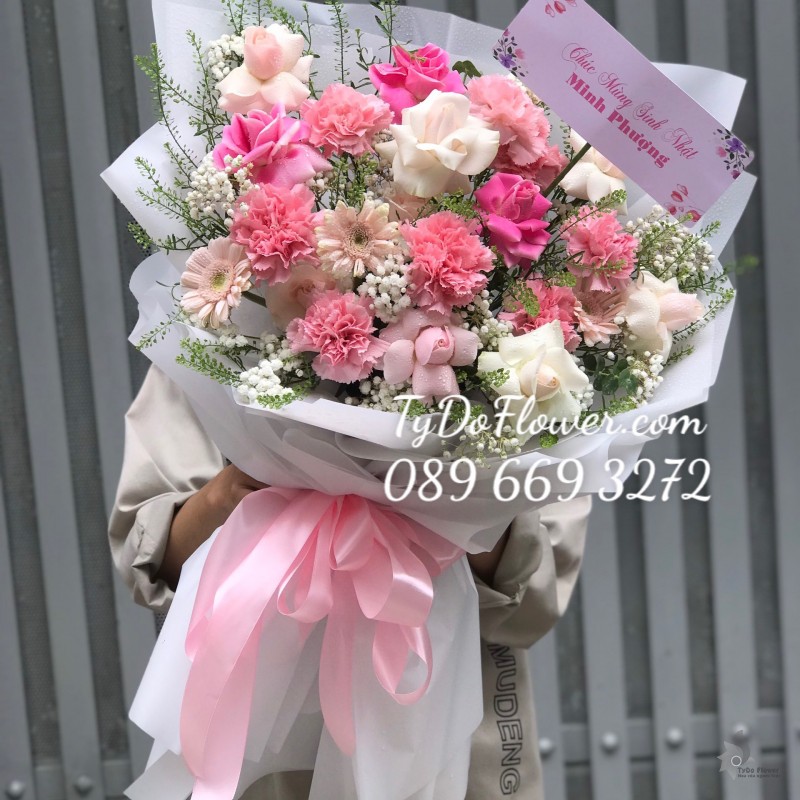 B0423528 BÓ HOA CHÚC MỪNG SINH NHẬT