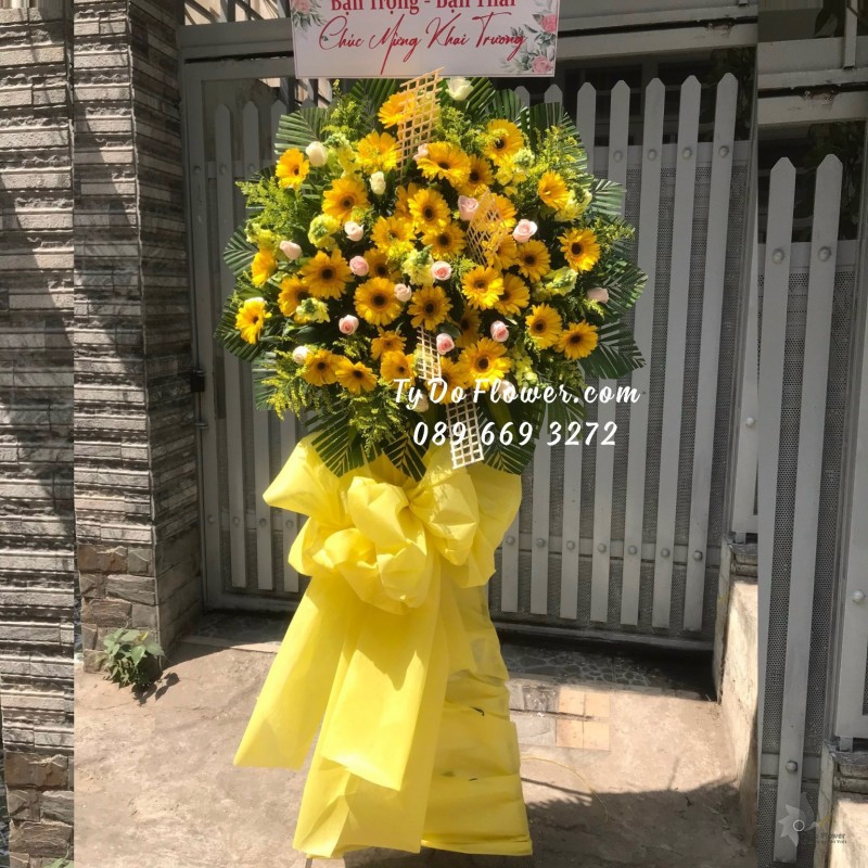 KCM0323534 KỆ HOA CHÚC MỪNG KHAI TRƯƠNG