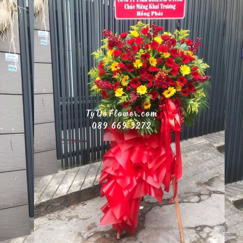 KCM0423548 KỆ HOA CHÚC MỪNG KHAI TRƯƠNG