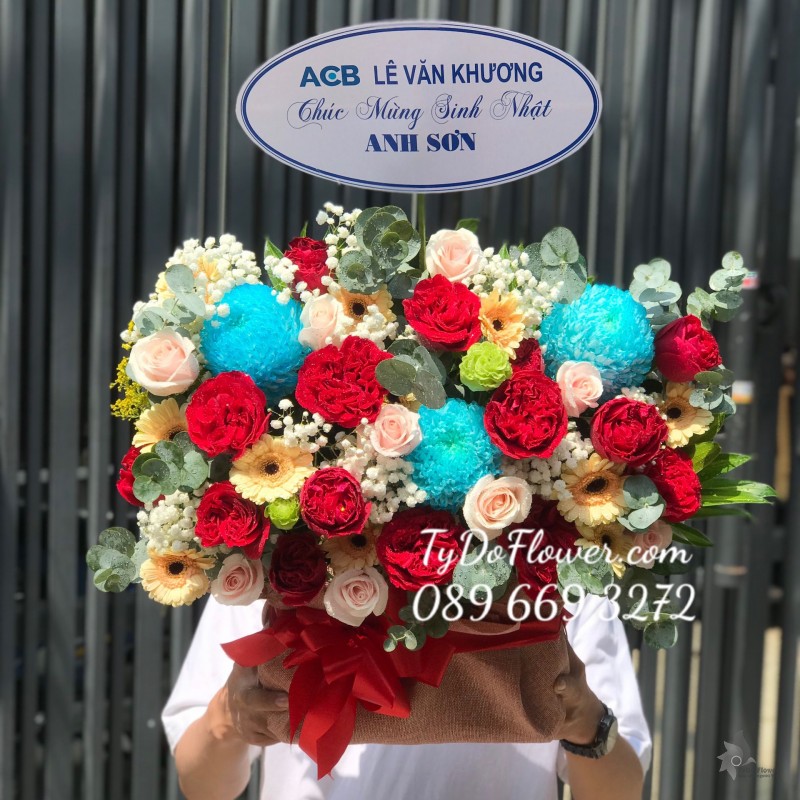 G0423554 GIỎ HOA CHÚC MỪNG SINH NHẬT