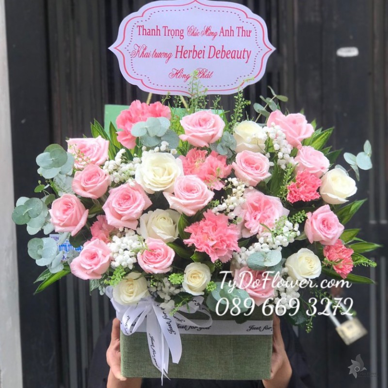 GIỎ HOA CHÚC MỪNG KHAI TRƯƠNG