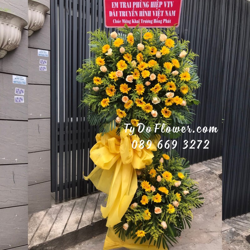 KCM0523634 KỆ HOA CHÚC MỪNG KHAI TRƯƠNG