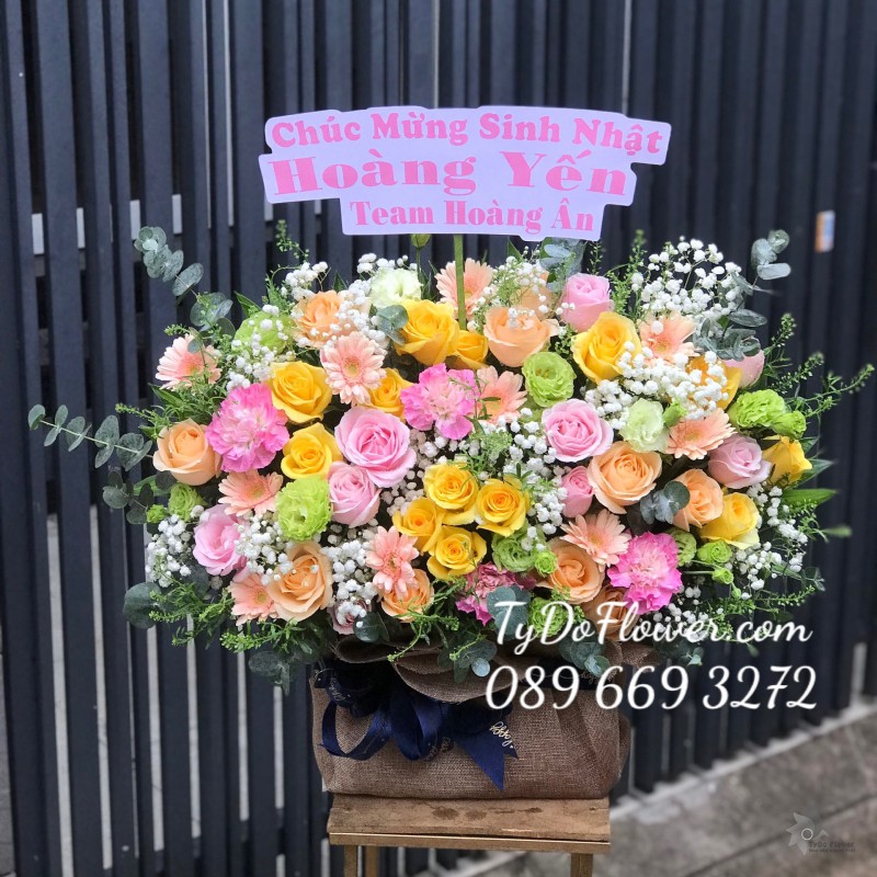 G0523638 GIỎ HOA CHÚC MỪNG SINH NHẬT