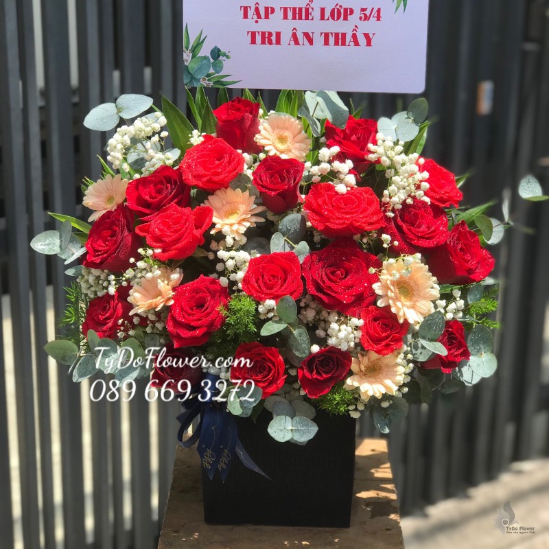 GIỎ HOA CHÚC MỪNG TRI ÂN THẦY CÔ