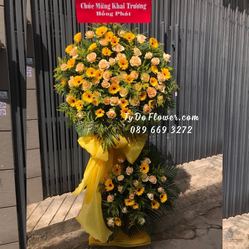 KCM0523663 KỆ HOA CHÚC MỪNG KHAI TRƯƠNG