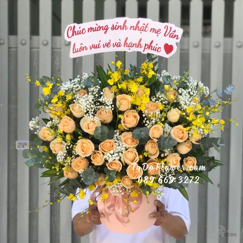 IỎ HOA CHÚC MỪNG SINH NHẬT MẸ