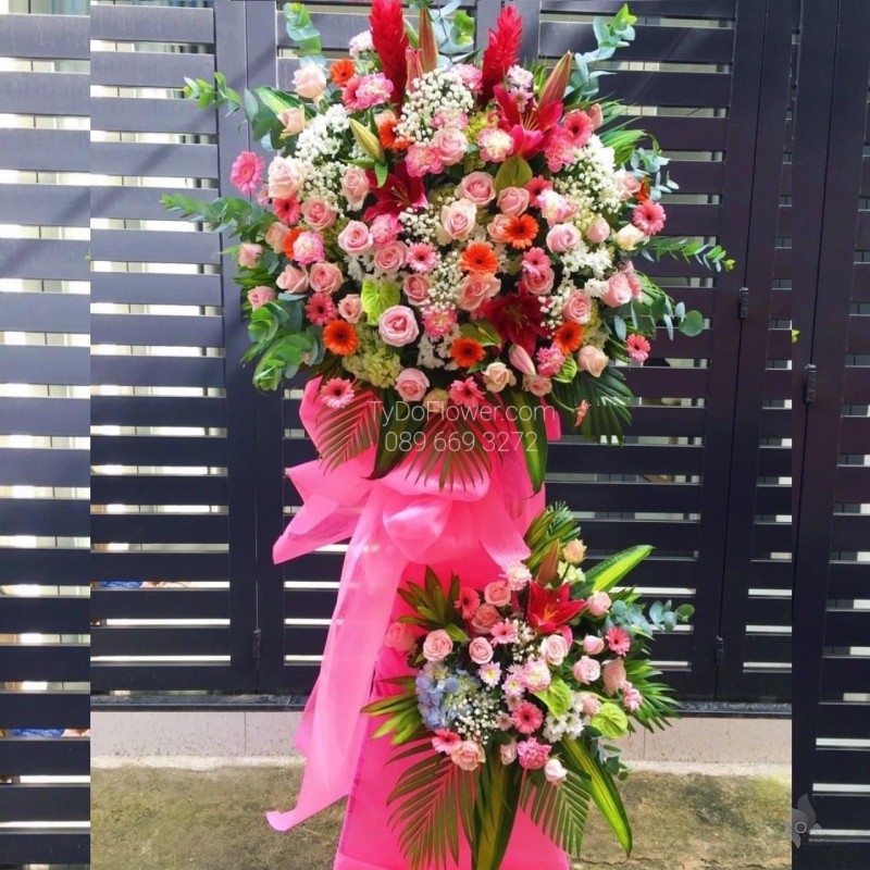 KCM0623744 KỆ HOA CHÚC MỪNG