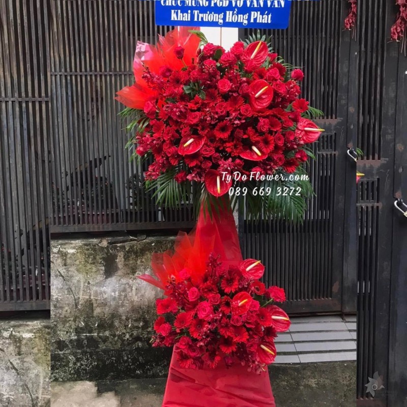 KCM0623747 KỆ HOA CHÚC MỪNG