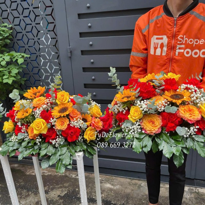 L0925759 BÁT HOA OVAL ĐỂ BÀN ĐẠI BIỂU